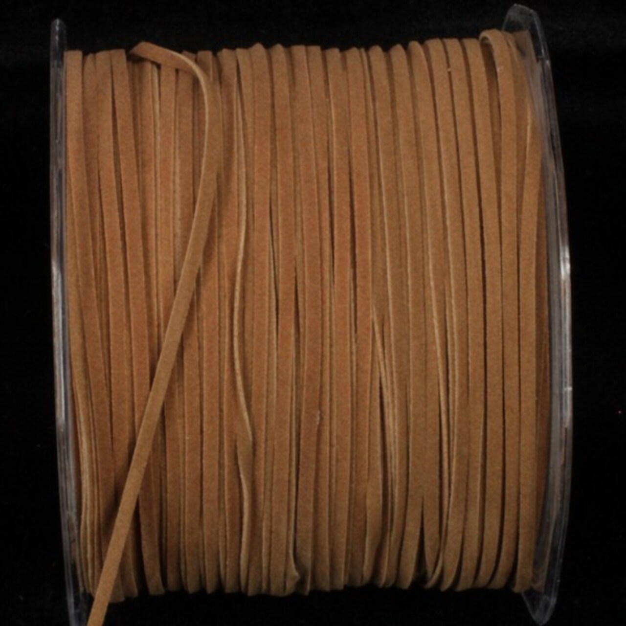 The Ribbon People Chocolate Brown Faux Leather Ribbon Cord 0.25